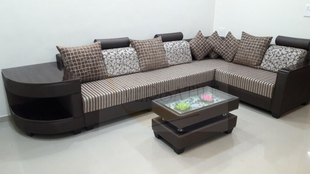 Brown Coloured Sectional Sofa