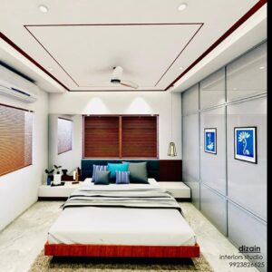 Grey and White Modern Bedroom