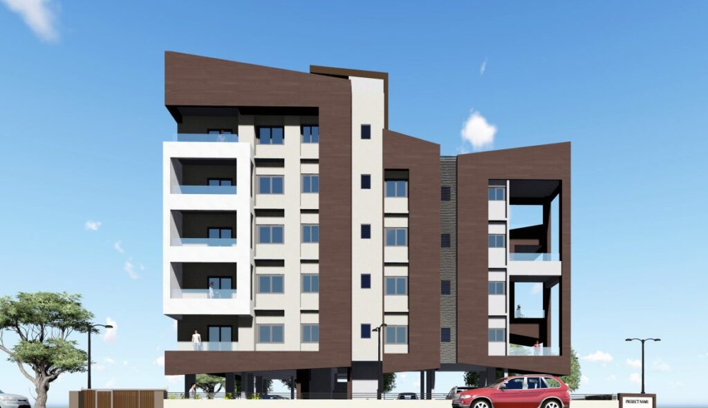 Asymmetrical Building