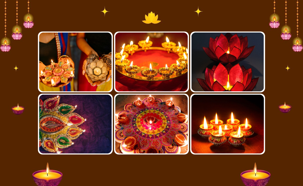 DIY Diwali Diya Decor