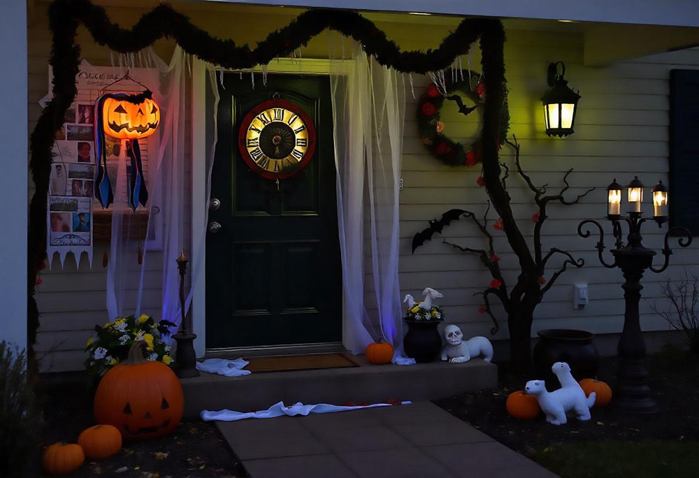Enthralling Halloween Entrance