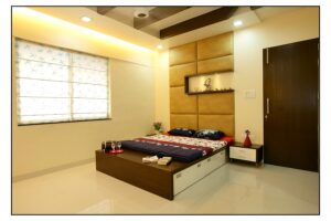 Well-Lit Modern Bedroom with a Minimalist Design