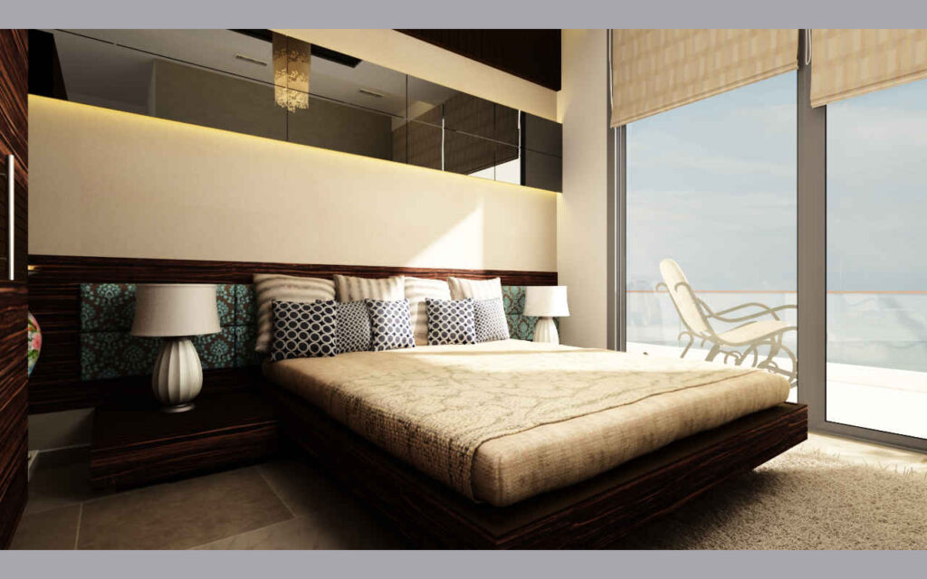 Modern and Expansive Bedroom