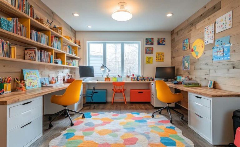 Kid-Friendly Home Office