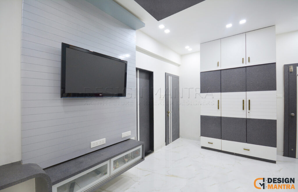 TV Unit Designed with a Chessboard
