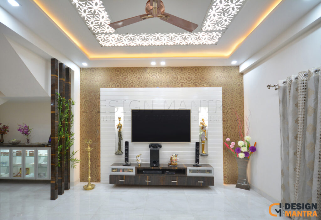 TV Unit Area in a Modern Set-Up Living Room