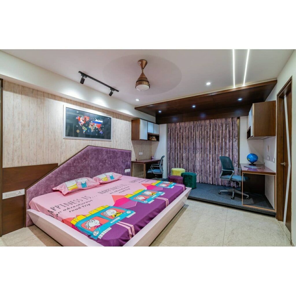 Modern Bedroom Reflects a Vibrant Personality