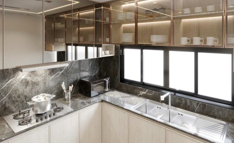 Tips to Design Glass Kitchen Cabinets