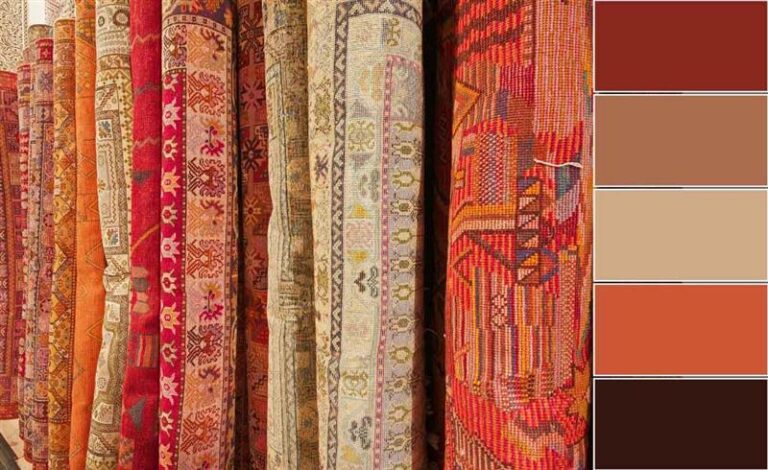 Color Palettes Inspired by Moroccan Rugs