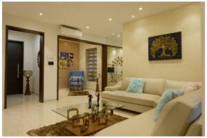 Modern Living and Dining Area