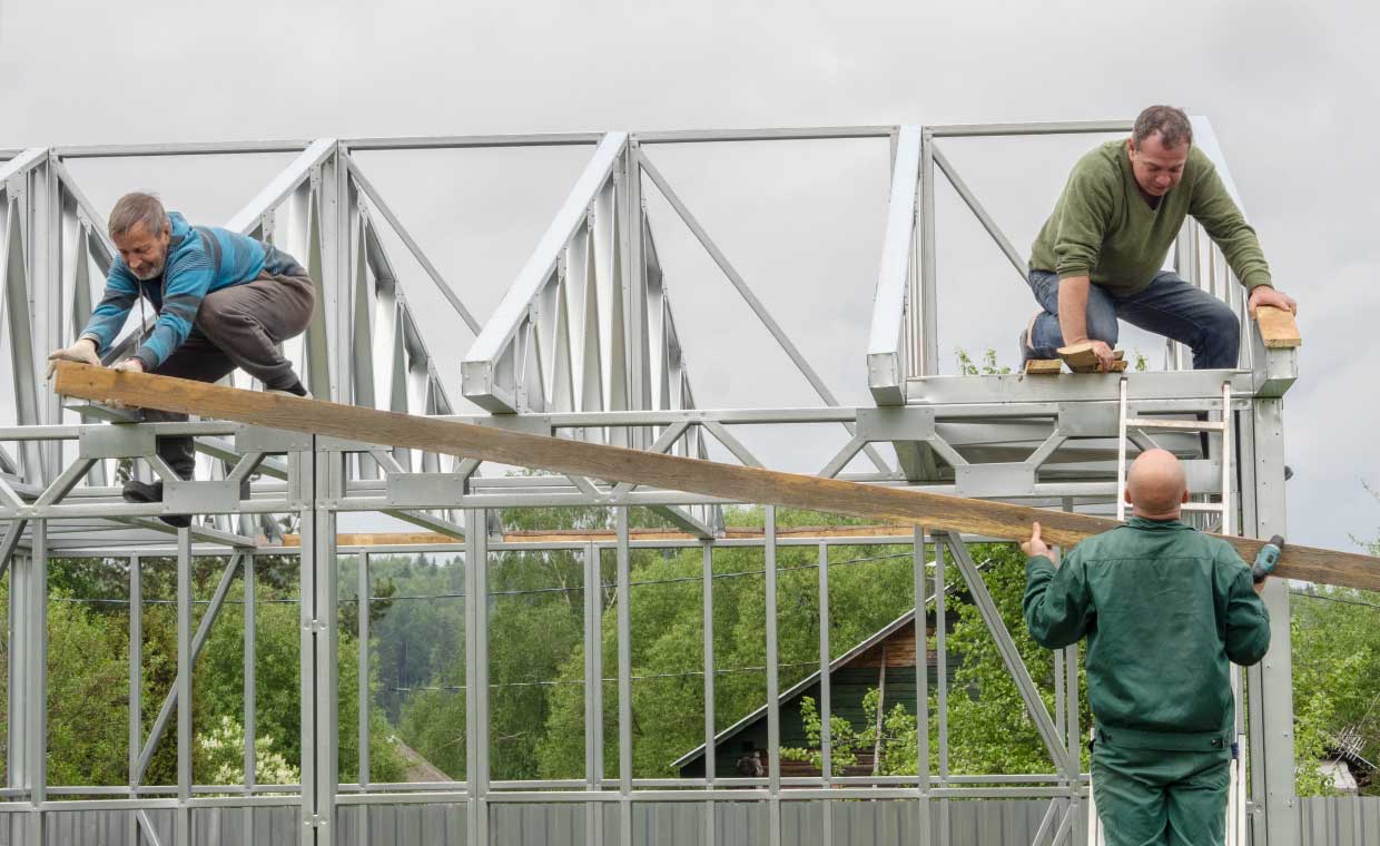 Steel Framed House