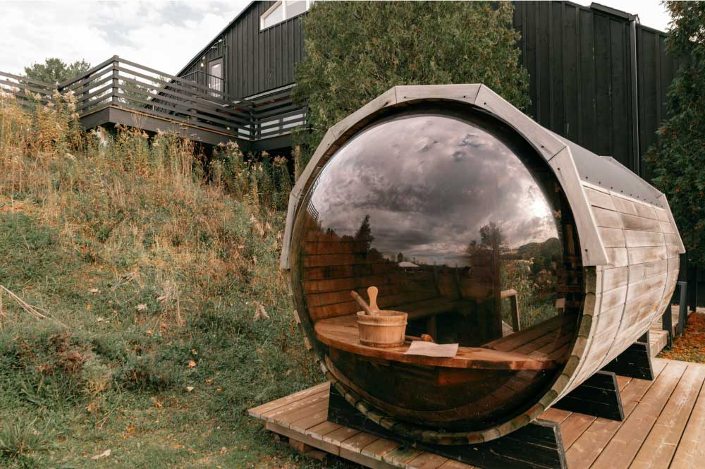 Blending Sauna with Garden Environment