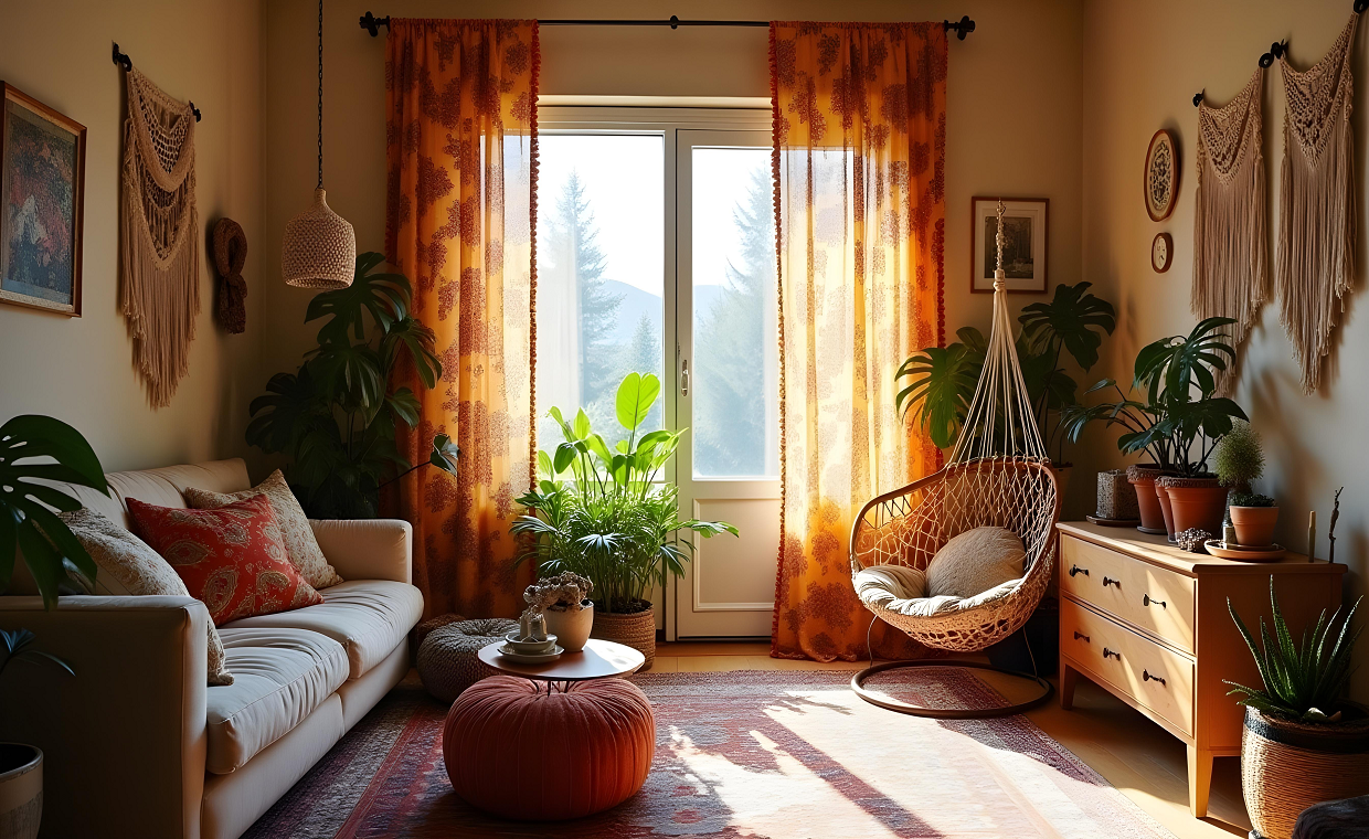 Floral Drapes