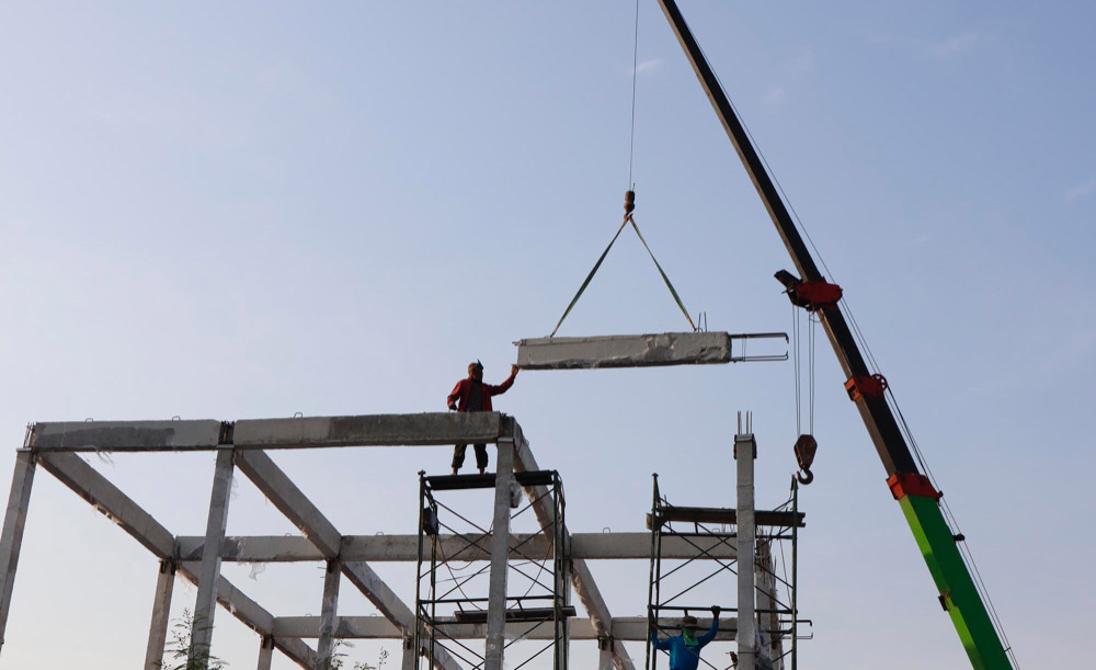Modern Beam Construction Technique