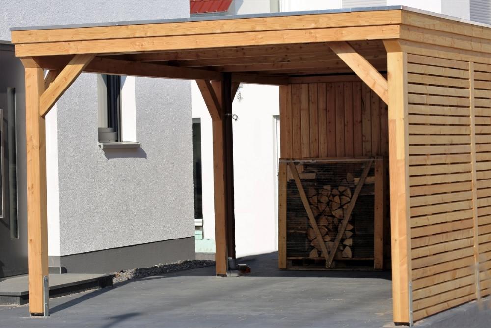 Slatted Timber Carport