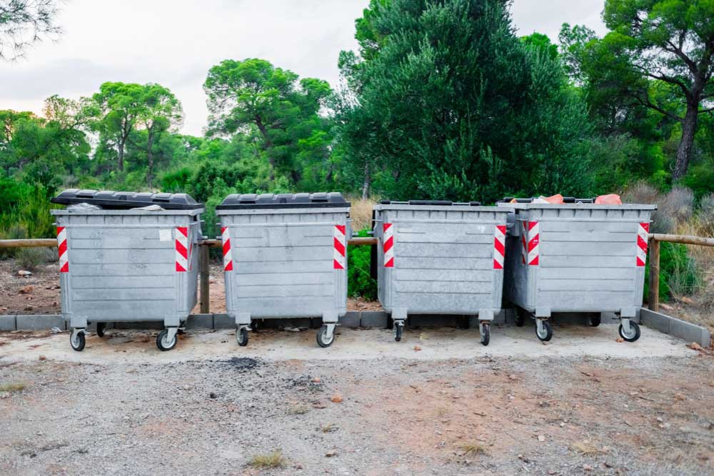 Temporary Dumpster