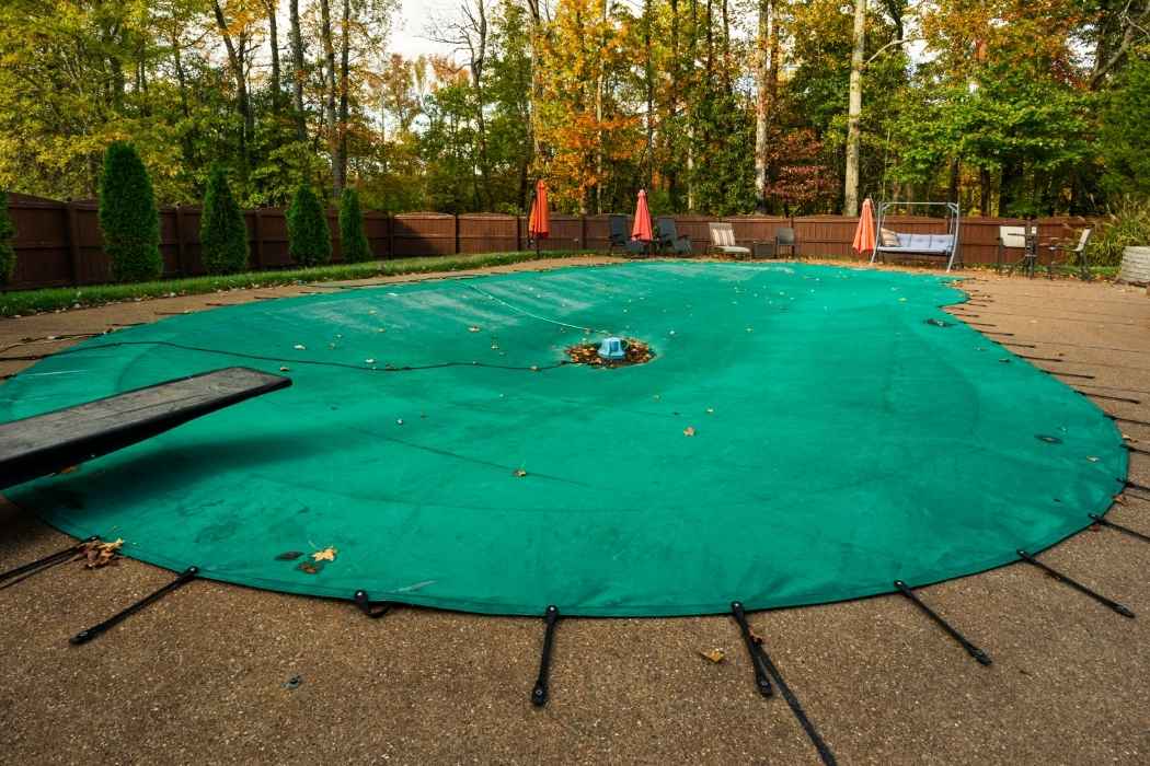 Install a Winter Pool Cover