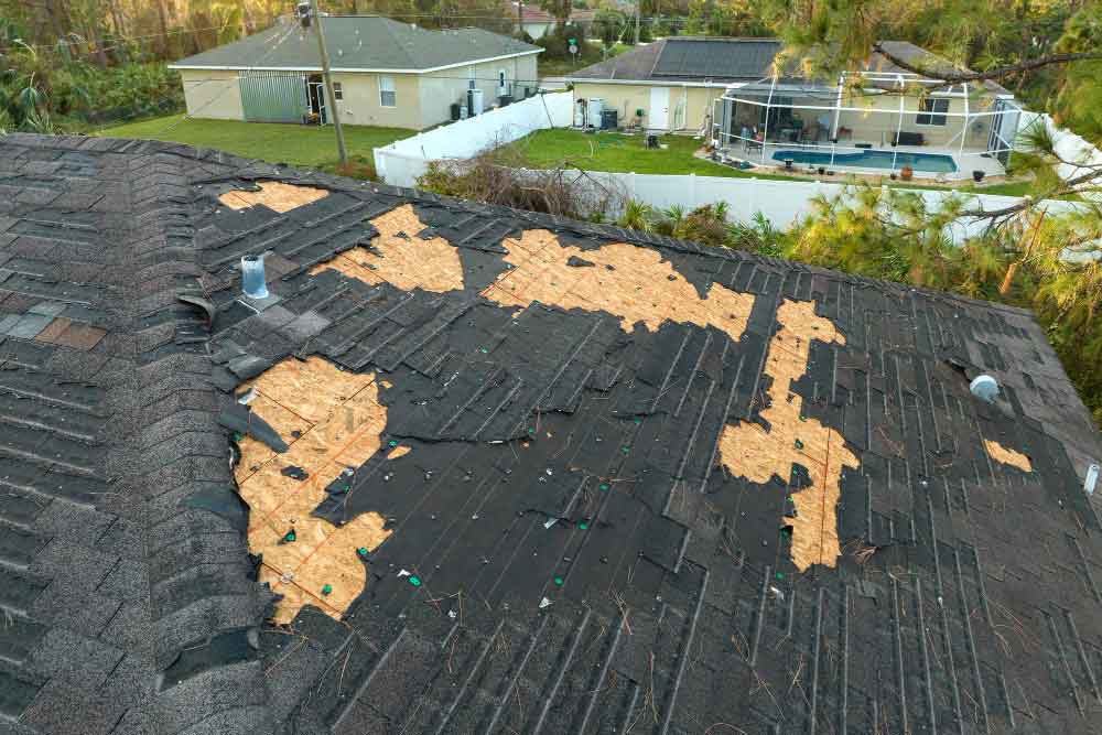 Roof Damage due to High Temperature