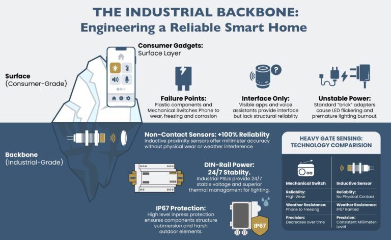 Industrial Grade Components for Smart Homes