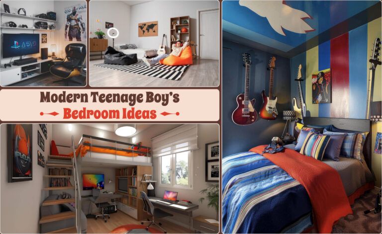 Modern Teenage Boy’s Bedroom Ideas