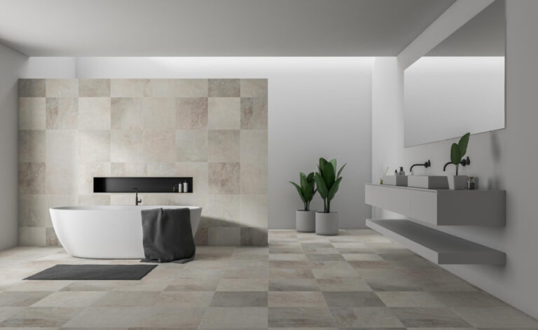 Anti-Skid Tiles used in Bathroom
