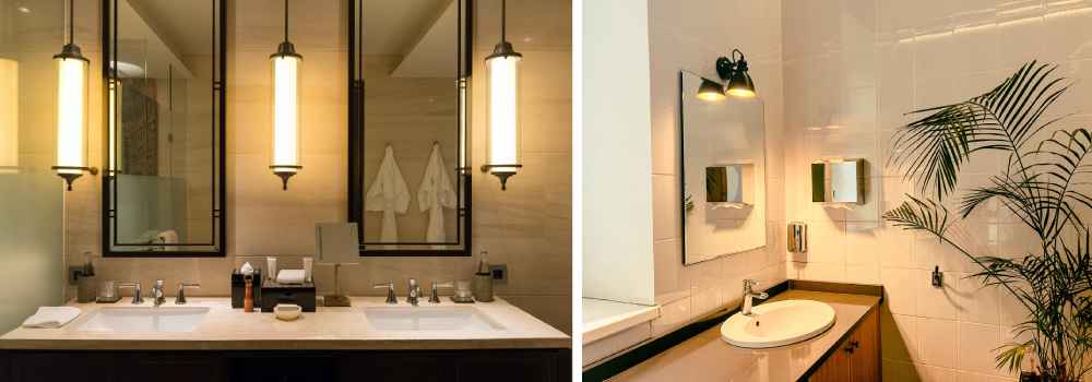 Energy Efficient Vanity Lighting Vs Nonenergy Efficient Lighting