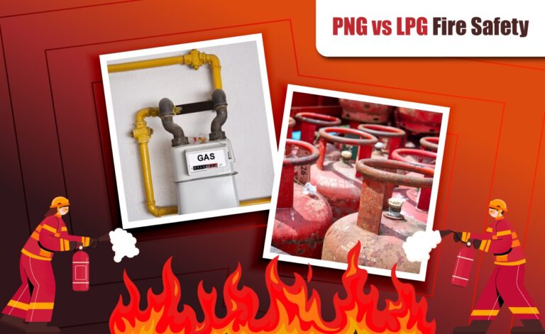 LPG vs PNG Fire Safety Difference