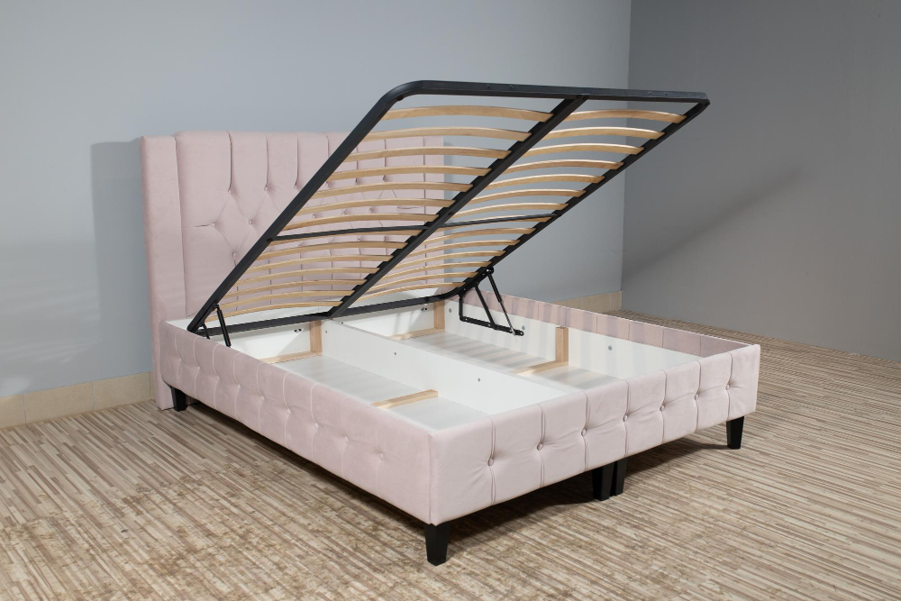 Ottoman Bed with Storage Beneath
