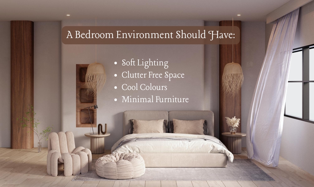 Calm & Cooling Bedroom Environment