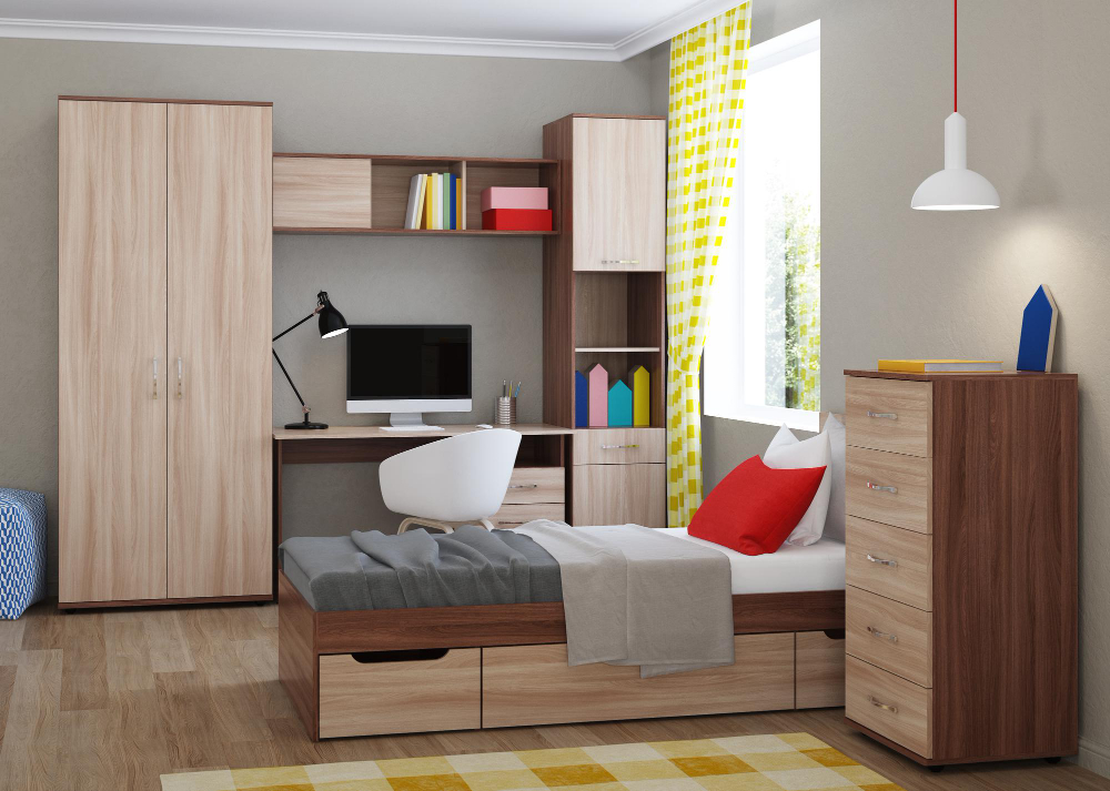 Small Bedroom with Smart Arrangements