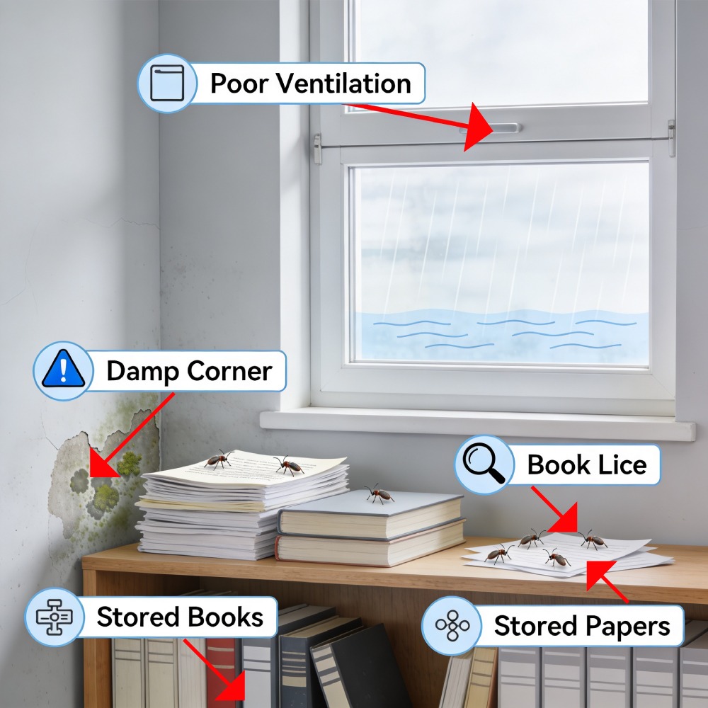 What Causes Book Lice In The Home